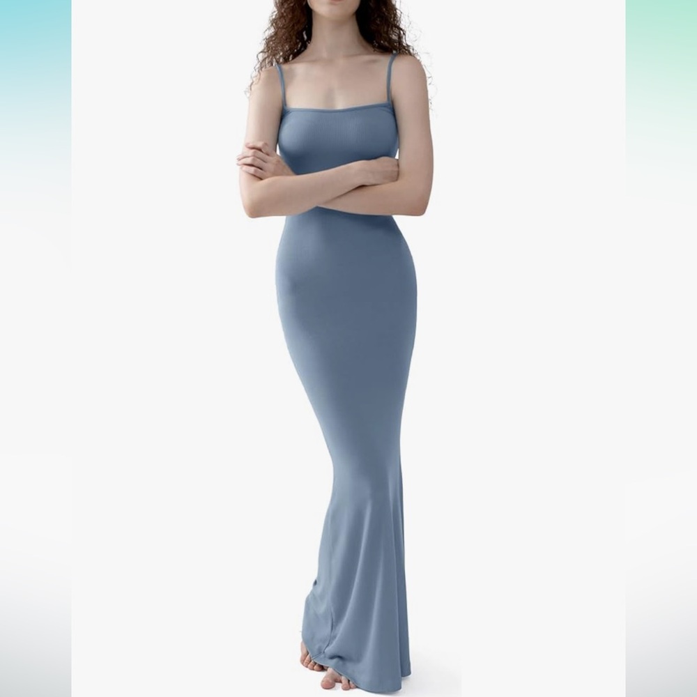 Soft Lounge Blue Maxi Dress